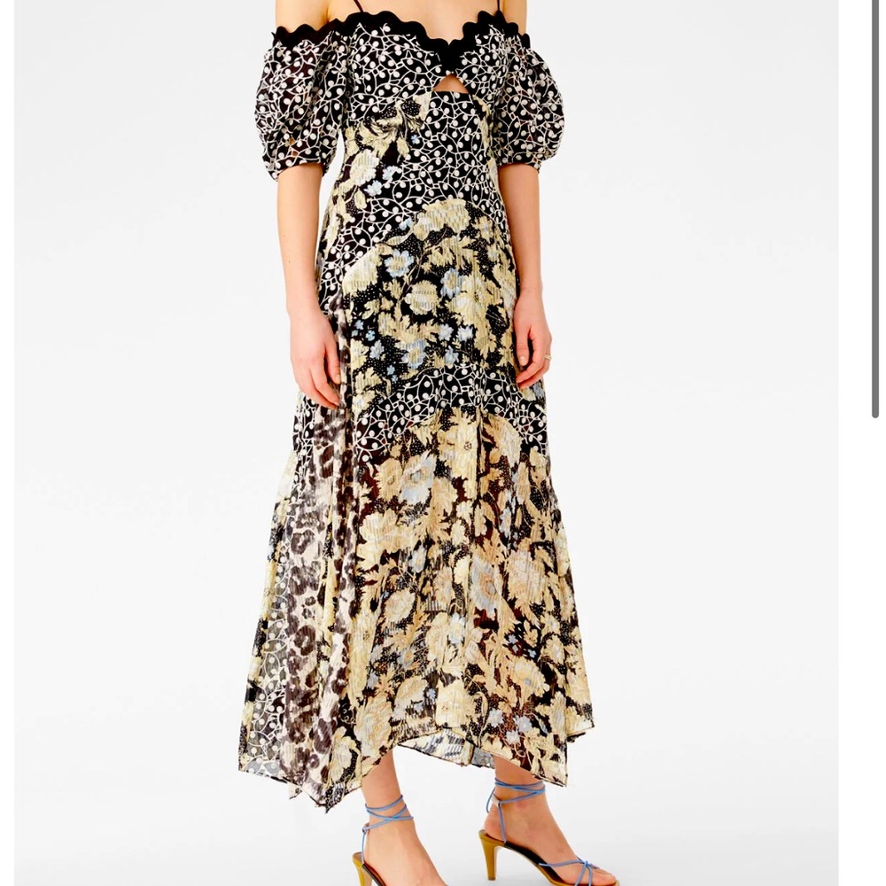 Rebecca Taylor MIDI Dress! This gorgeous dress is NEW and NEVER worn! RARE Find!